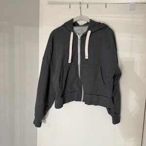 Everlane Sweatshirt Womens S Dark Gray The Track Hoodie